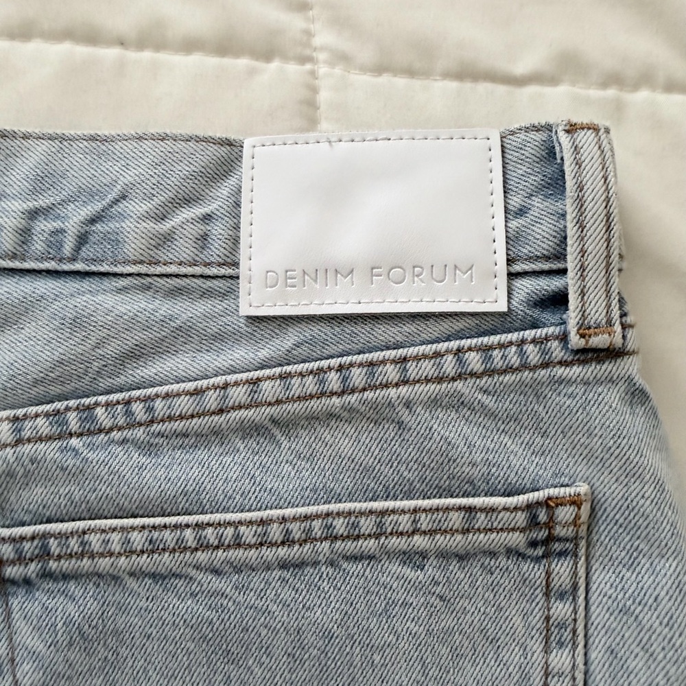 Denim Forum The Ex-boyfriend Hi Mid-thigh Shorts 15 Yrs Brl Thr Bleu - Picture 3 of 10